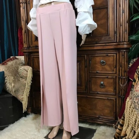 Antthony Original Petal Pink Flow Away Front Stretch Crepe Pant - Picture 5 of 10